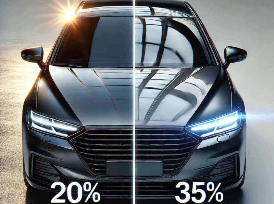 20% Window Tint vs 35%